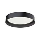 Dainolite KTN-1630LEDFH-MB Kathleen 1-Light 30W Matte Black LED Flush Mount CCT Selectable