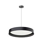 Dainolite KTN-1630LEDP-MB Kathleen 1-Light 30W Matte Black LED Flush Mount CCT Selectable