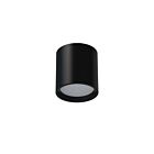 Dainolite KTN-58LEDFH-MB Kathleen 1-Light 8W Matte Black LED Flush Mount CCT Selectable