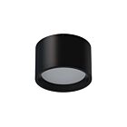 Dainolite KTN-920LEDFH-MB Kathleen 1-Light 20W Matte Black LED Flush Mount CCT Selectable