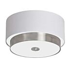 Dainolite LAR-143FH-SC Larkin 3-Lights 180W White LED Flush Mount