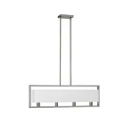 Dainolite LAR-323-SC Larkin 4-Lights 240W Satin Chrome LED Horizontal Pendant