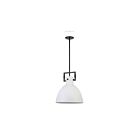 Dainolite LBY-141P-MW-MB Liberty 1-Light 100W Matte White Pendant