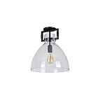 Dainolite LBY-151SF-MB Liberty 1-Light 100W Clear LED Semi Flush Mount