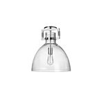 Dainolite LBY-151SF-PC Liberty 1-Light 100W Clear LED Semi Flush Mount