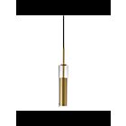 Dainolite LUN-1LEDP-AGB Luna 1-Light 6W Aged Brass LED Pendant
