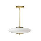 Dainolite MAD-161P-AGB Maddie 1-Light 20W Aged Brass Pendant