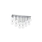 Dainolite MGL-2718FH-PC Megallan 18-Lights 450W Polished Chrome Halogen Flush Mount