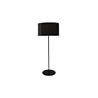 Dainolite MM221F-BK-797 Maine 1-Light 100W Matte Black LED Drum Floor Lamp