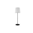 Dainolite MM681F-BK-790 1-Light Matte Black 100W LED Drum Floor Lamp