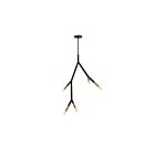 Dainolite MOR-125P-MB-AGB Morgan 5-Lights 300W Matte Black LED Pendant