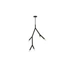 Dainolite MOR-125P-MB Morgan 5-Lights 300W Matte Black LED Pendant