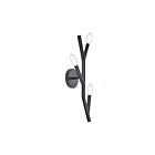 Dainolite MOR-203W-MB Morgan 1-Light 180W Matte Black Wall Sconce