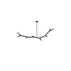 Dainolite MOR-608HP-MB Morgan 5-Lights 480W Matte Black LED Pendant