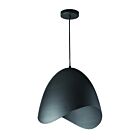 Dainolite MYR-241P-BK Myra 1-Light 60W Black LED Steel Pendant
