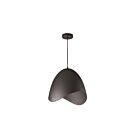 Dainolite MYR-241P-BK Myra 1-Light 60W Black LED Steel Pendant
