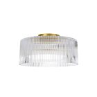 Dainolite NAD-123FH-AGB-FL Nadine 60W Clear LED Flush Mount