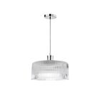 Dainolite NAD-123P-PC-FL Nadine 1-Light 60W Clear LED Pendant