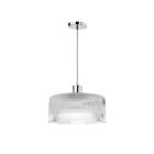 Dainolite NAD-123P-PC-FL Nadine 1-Light 60W Clear LED Pendant
