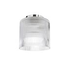 Dainolite NAD-71FH-PC-FL Nadine 60W Clear LED Flush Mount
