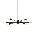 Dainolite NEB-326HP-ES Nebraska 6-Lights 360W Espresso LED Horizontal Pendant