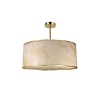 Dainolite NNA-204P-AGB-ALB Nena 4-Lights 240W Faux Alabaster LED Pendant