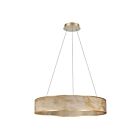 Dainolite NNA-2634LEDP-AGB-ALB Nena 1-Light 34W Faux Alabaster LED Pendant