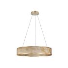 Dainolite NNA-2634LEDP-AGB-ALB Nena 1-Light 34W Faux Alabaster LED Pendant
