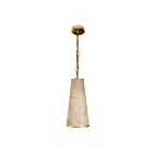 Dainolite NNA-71P-AGB-ALB Nena 1-Light 60W Faux Alabaster LED Pendant