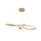 Dainolite NOL-4350LEDHP-AGB Nola 50W Aged Brass LED Pendant