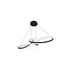 Dainolite NOL-4350LEDHP-MB Nola 1-Light 50W Matte Black Cord Pendant