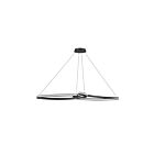 Dainolite NOL-6066LEDHP-MB Nola 1-Light 76W Matte Black Pendant