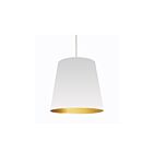 Dainolite OD-L-692 Oversized Drum 1-Light 150W White Large Oversized LED Drum Pendant