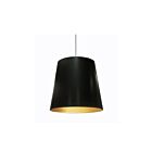 Dainolite OD-L-698 Oversized Drum 1-Light 150W Black Large Oversized LED Drum Pendant