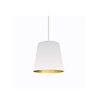 Dainolite OD-M-692 Oversized Drum 1-Light 150W White Medium Oversized LED Drum Pendant