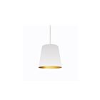 Dainolite OD-M-692 Oversized Drum 1-Light 150W White Medium Oversized LED Drum Pendant