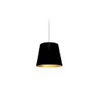 Dainolite OD-S-698 Oversized Drum 1-Light 60W Black LED Small Oversized Drum Pendant