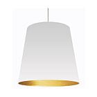 Dainolite OD-XL-692 Oversized Drum 1-Light 150W White LED X-large Oversized Drum Pendant