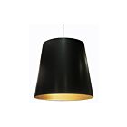 Dainolite OD-XL-698 Oversized Drum 1-Light 150W Black LED X-large Oversized Drum Pendant