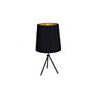 Dainolite OD3T-L-698-MB 1-Light 100W Matte Black Incandescent Table Lamp