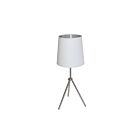 Dainolite OD3T-S-691-SC 1-Light 100W Satin Chrome Incandescent Table Lamp