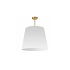 Dainolite Oversized Drum ODR-L-790 1-Light White 100W LED Oversized Drum Pendant