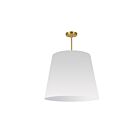 Dainolite Oversized Drum ODR-L-790 1-Light White 100W LED Oversized Drum Pendant
