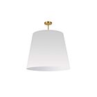 Dainolite ODR-XL-790 White 1-Light 100W LED Oversized Drum Pendant X-Large