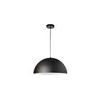 Dainolite OFE-161P-MB Ofelia 1-Light 60W Matte Black Barn Pendant