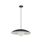 Dainolite OLV-151P-MB Olivia 1-Light 60W Matte Black LED Pendant