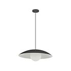 Dainolite OLV-151P-MB Olivia 1-Light 60W Matte Black LED Pendant
