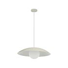 Dainolite OLV-151P-MBG Olivia 1-Light 60W Matte Beige LED Pendant