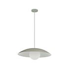 Dainolite OLV-151P-MLN Olivia 1-Light 60W Matte Linen LED Pendant