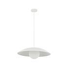 Dainolite OLV-151P-MW Olivia 1-Light 60W Matte White LED Pendant